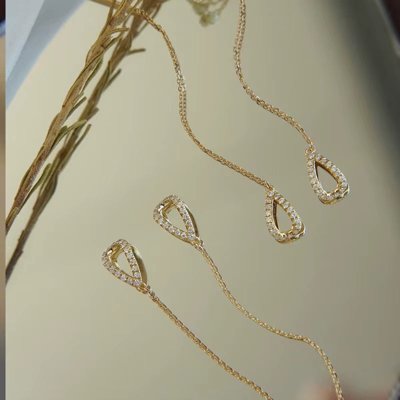 Exquisite Crystal Drop Earrings – Long Hanging Bee, Butterfly & Flower Design for Women, Elegant Zircon Piercing Jewelry Accessories